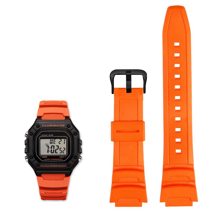 Resin Silicone Strap for Casio Watch Band SGW-300 SGW-300H/400/500 AE1200 AE1100 MRW-200 W218H Waterproof Rubber Sport Watchband