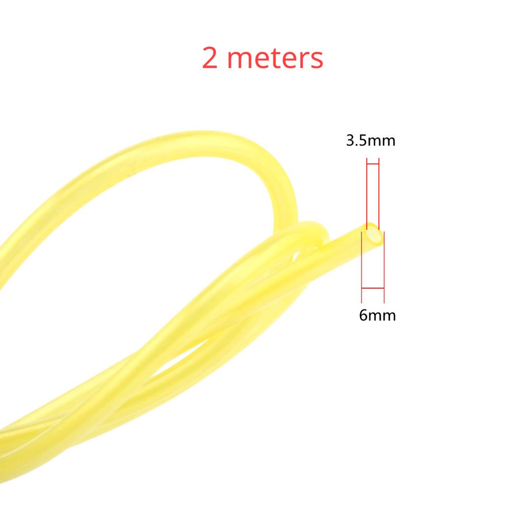 2 Meters Fuel Pipe Oil Tubing Gas Pipeline For Gas RC Model Airplane Fuel Tanks