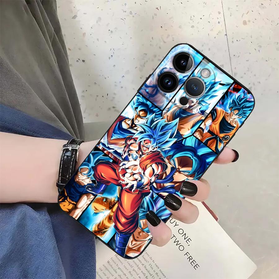 Dragon Ball Anime Goku Black Soft Phone Cover Case for iPhone 13 12 11 17 Pro Max 15 16 14 Plus XS Max 7 8 17Air XR