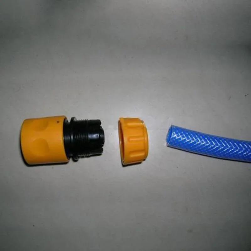 1 Satz Verschiedene Kits Schnellwasserverbinder 2 Sätze Adapter für Stachel-Bewässerungsschlauch Spannfutter Langlebiges Material Dichte Verbindung