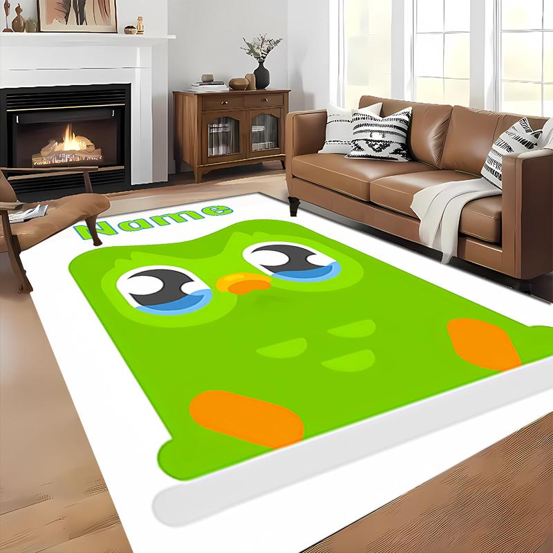 Custom personalization Duolingo Area Rug - Perfect For Kitchen, Bathroom,Laundry Room Decor Large Size Available,Gift All Seasons