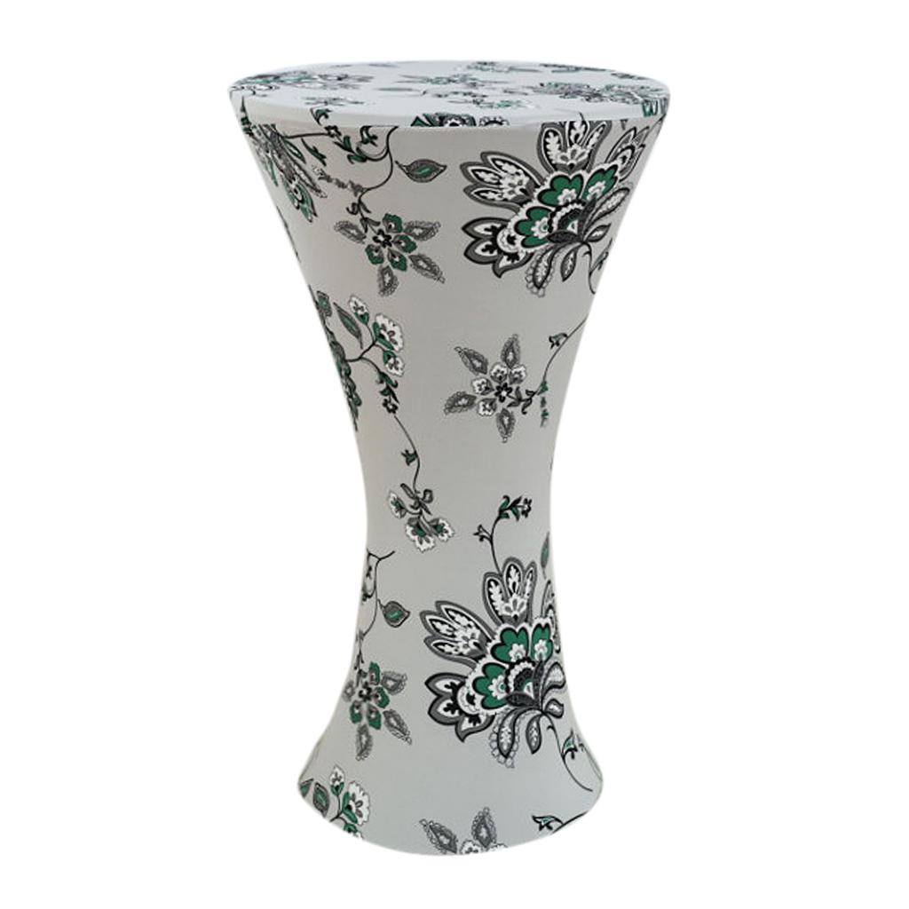 Various Spandex Fitted Round Base Table Cocktail Tablecloth - , 60x110cm