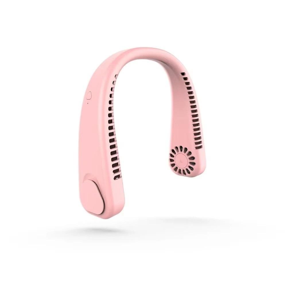 3 Speed Settings Mini Neck Fan Portable Wearable Fan High Quality Bladeless Neck Fan Home Use
