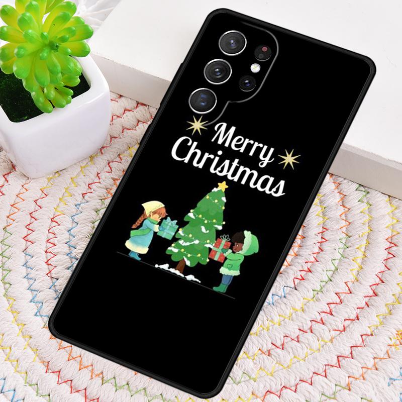 

Christmas Girls Tree Gift Phone Case for Samsung Galaxy note 10 pro S26 Ultra S23 S24 FE S25 S21 S22 PLUS shockproof Cove Galaxy S20+ 5G