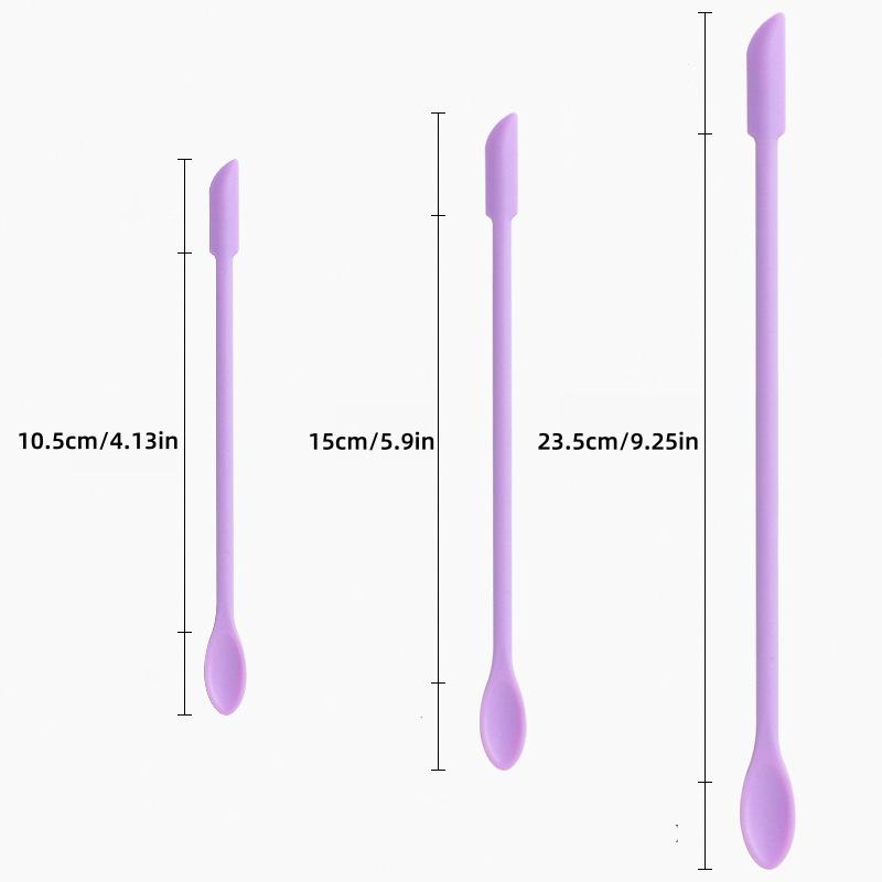 3 Mini Beauty Scrapers, Used for Cosmetic Makeup Scrapers, to Extract the Last Drop of Lotion Cream from Narrow Bottles and Jars, Small Scrapers