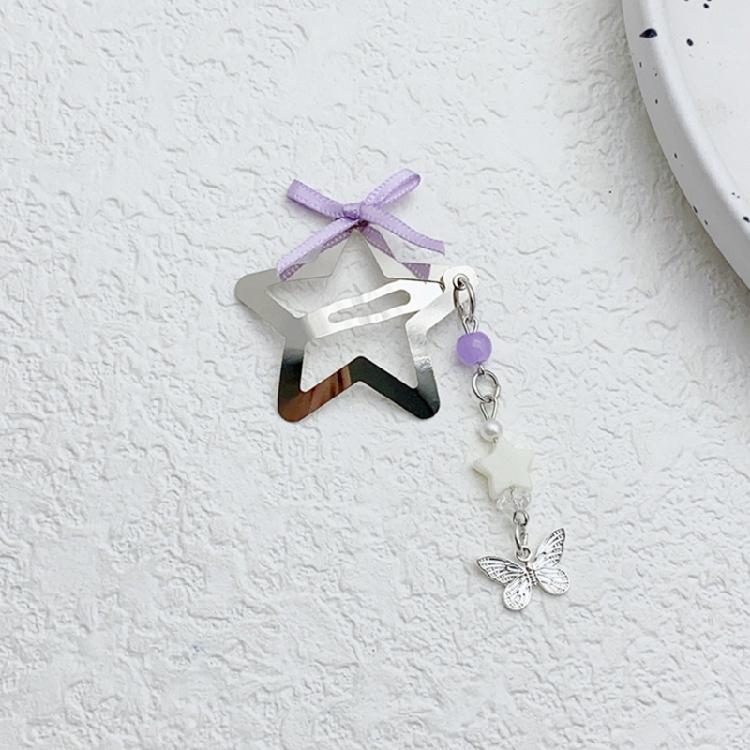 Elegant Butterfly Bows Clip with Fringed Detailing for Unique Style Hairpins