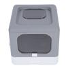 Foldable Cat Litter Box Large Size Top Entry Anti Splashing Enclosed Kitty Litter Box for Home