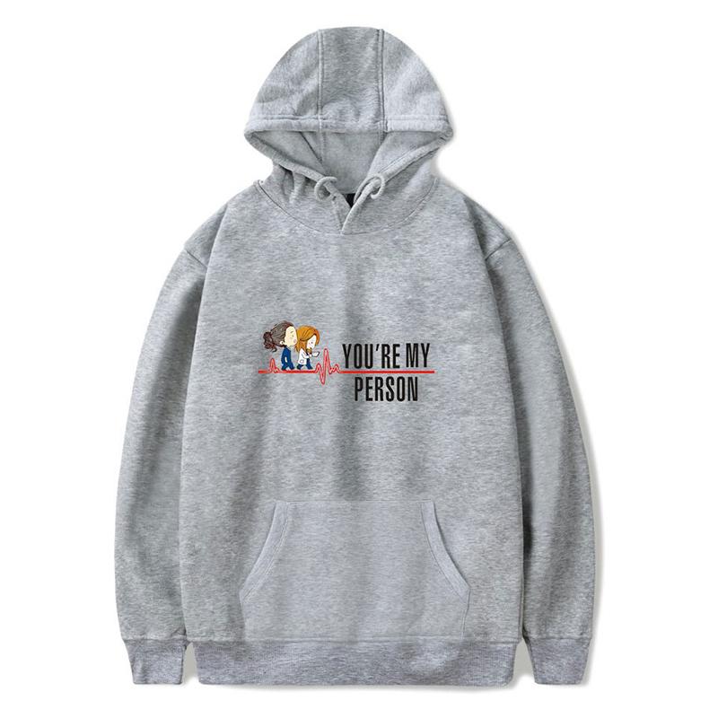 IELGY простой мультяшный принт модный свитер с капюшоном и круглым вырезом для мужчин 4XL — фото 6