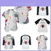 Camiseta Manga Longa Stranger Things Hellfire Club Estampa Digital 3D Cosplay Presente para Fãs