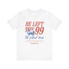 He Left the 99 To Find Me Shirt Matthew 18:12 Christian Sheep Graphic T-Shirt