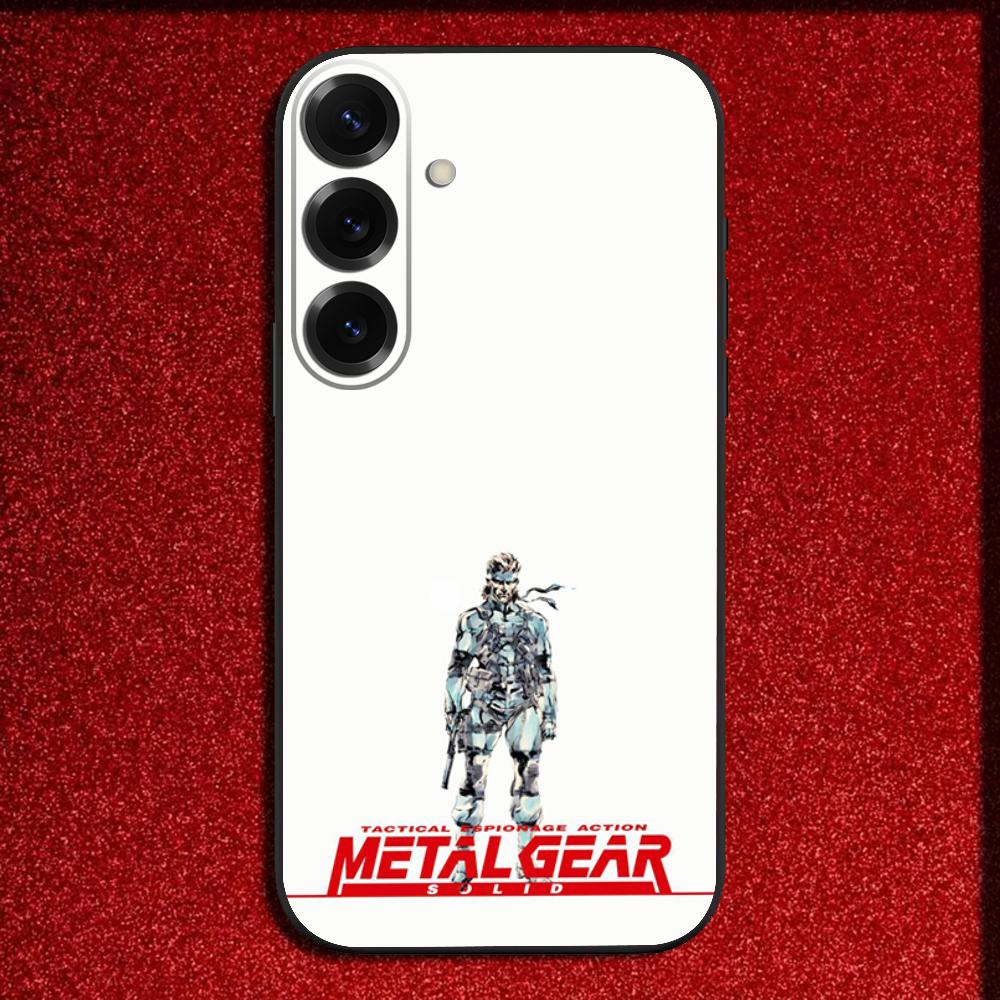 Metal Gear S-Solid Game Phone Case For Samsung S25,S24,S21,S22,S23,S30,Ultra,S20,Plus,Fe,Lite,Note,10,9,5G Black Cover
