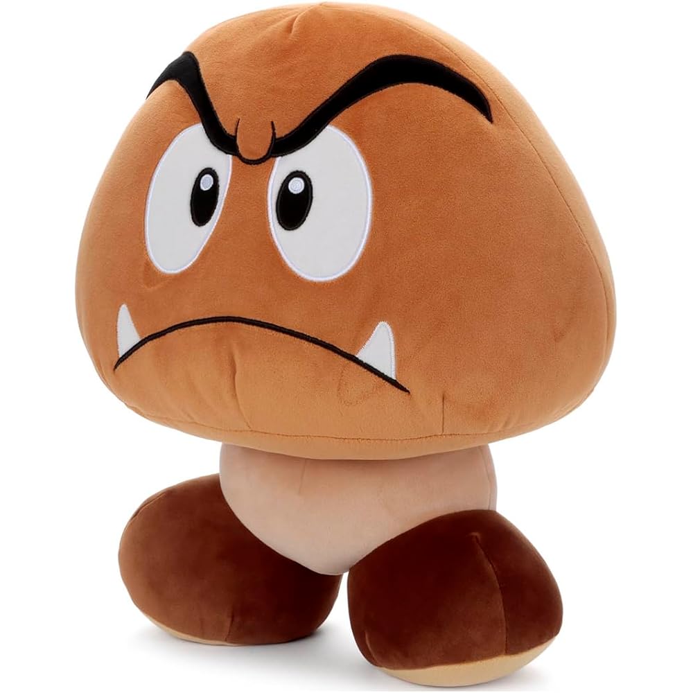 Takaratomy A.R.T.S Super Mario Mocchi-Mocchi GameStyle Goomba Plush Toy Height 37cm