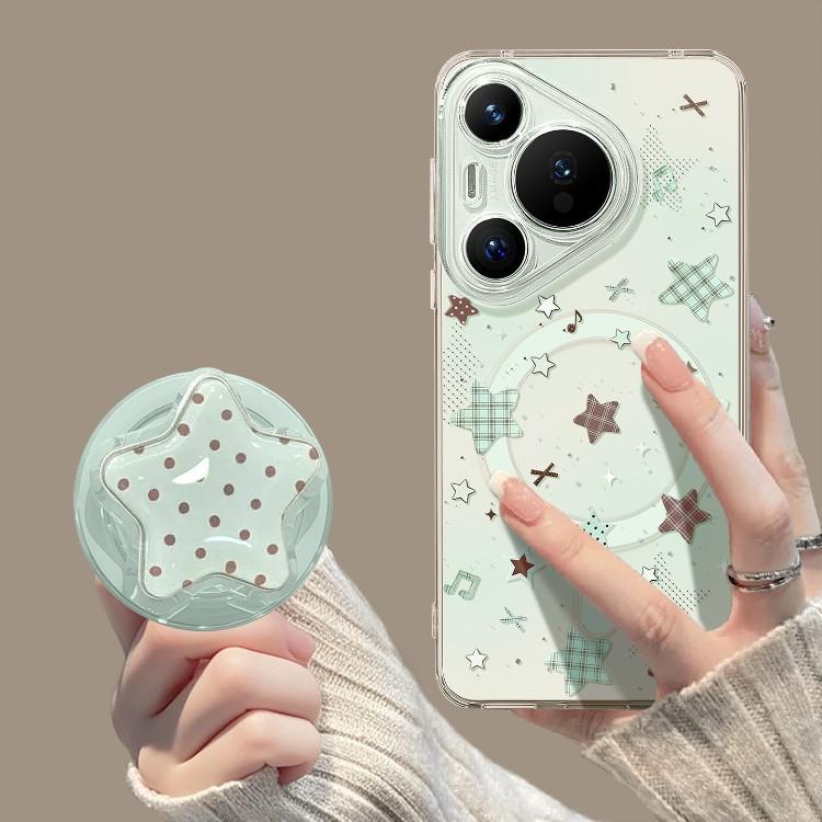 Mint green star mobile phone case for pura11pro with bracket 11ultra polka point 11max summer 11 sets 1