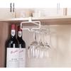 No Drilling Metal Wine Glass Holder - Stemware Rack For Under Cabinet Storage Kitchen Organization Kitchen/Bar Storage Supplies