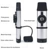 Professionelles Aluminium-Kazoo mit Ersatzmembran Leichtes Kazoo Blasinstrument für Musik