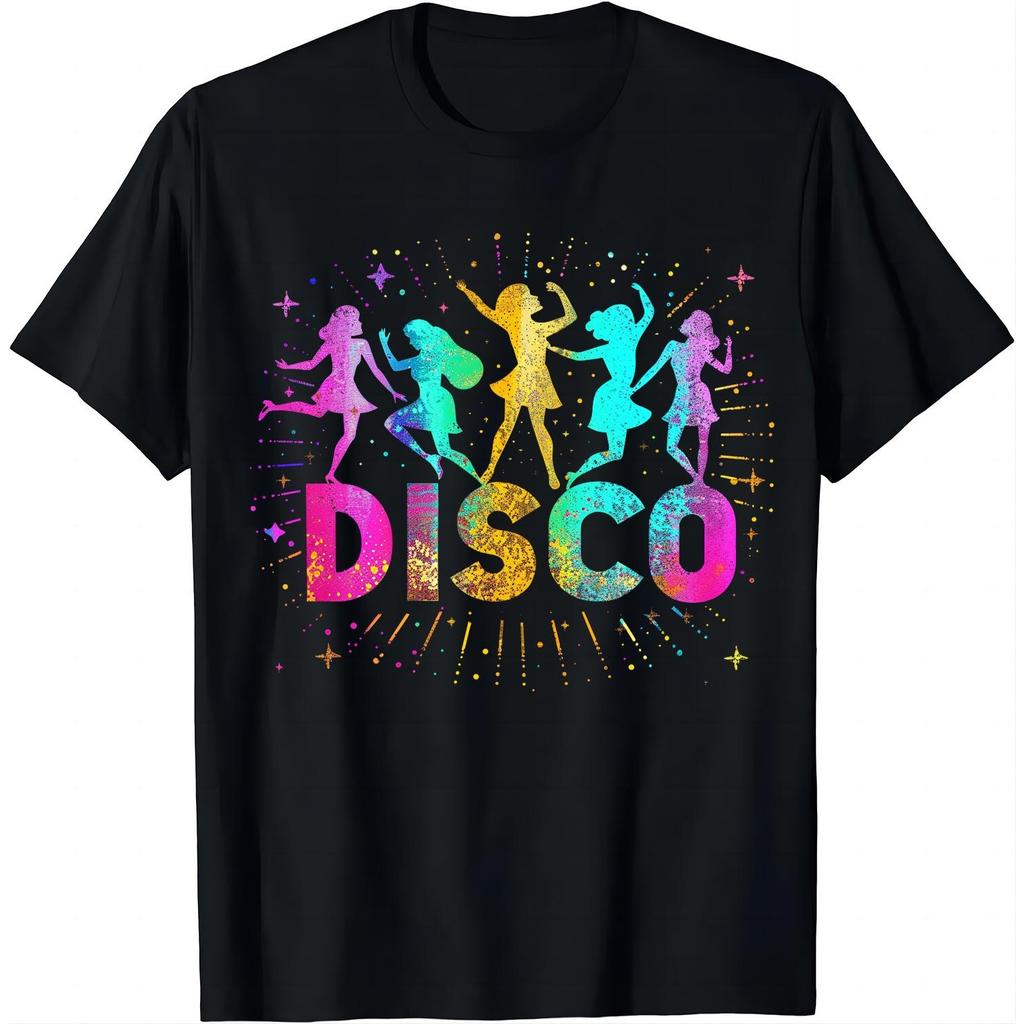 Disco Divas T-Shirt Lass das goldene Zeitalter des Disco wieder aufleben Unisex-Style Shirts für Damen Kleidung Streetwear Harajuku Grafik T-Shirts