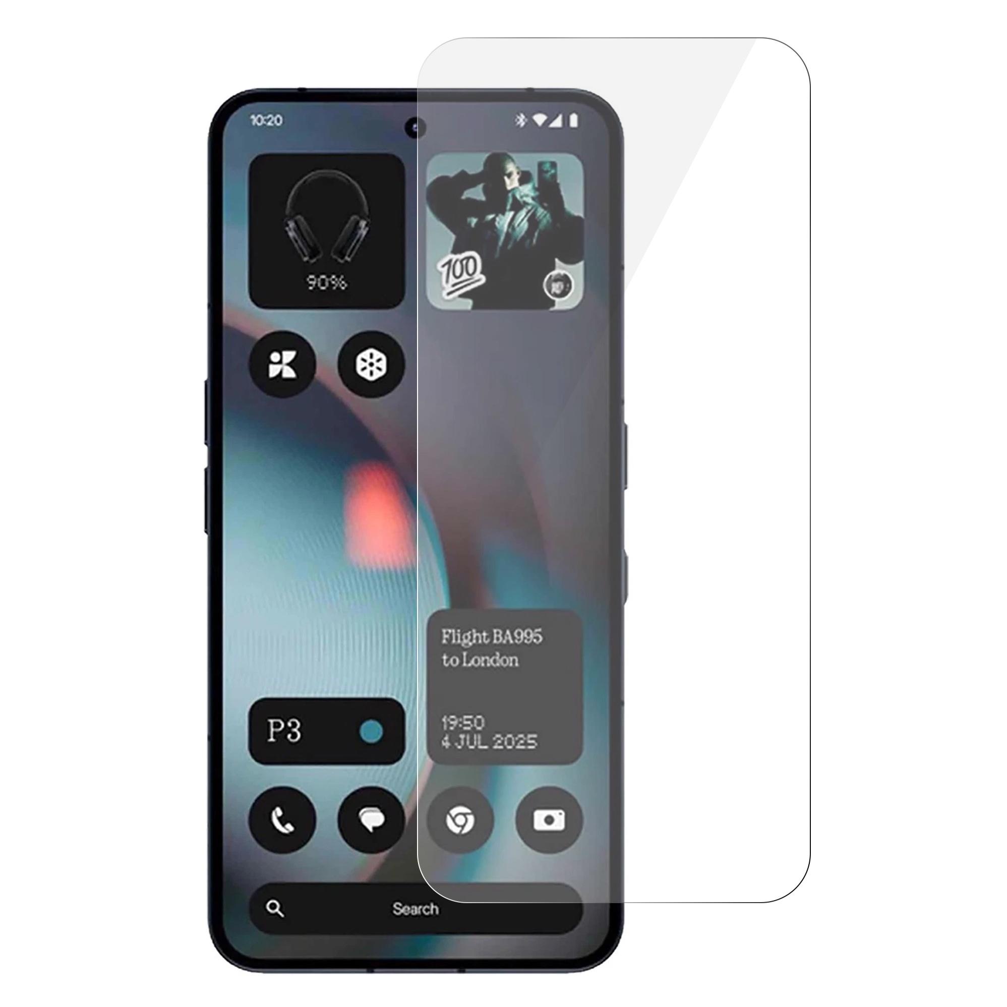 

For Nothing Phone (3) 5G Screen Protector High Aluminium Silicon Glass Film 2.5D Arc Edge A