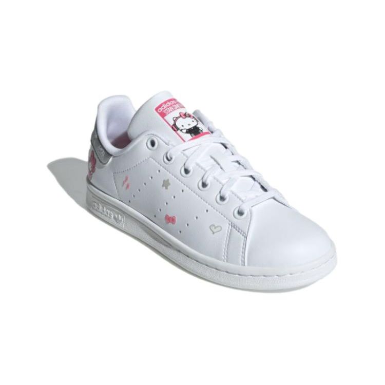 adidas Hello Kitty x Stan Smith J Melody Kids Sneakers White Cloud-White Core-Black IG8407