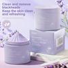 1pc Purple Clay Face Mask, Purplish Grass Cleansing Face Mask, Deep Cleansing, Blackhead Removal, Se