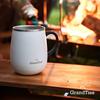 GRANDTIES Premium Vacuum Insulated Mug, 460ml, Available in 19 Colors, with Easy-Open Sliding Lid, Stainless Steel Double-Wall Vacuum Insulation, Keep