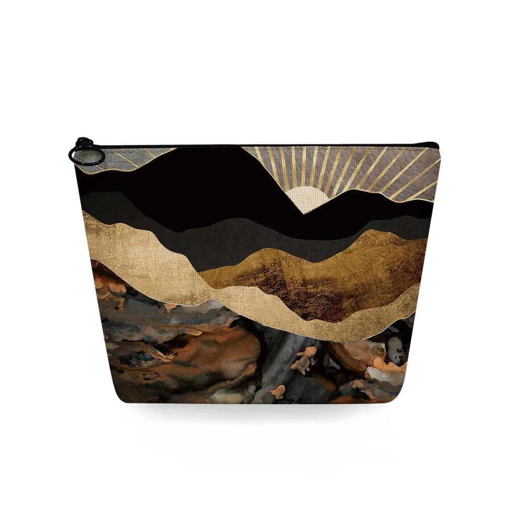 Women Landscape painting Print Cosmetic Bag Toiletries Organize Travel Storage Case 6753