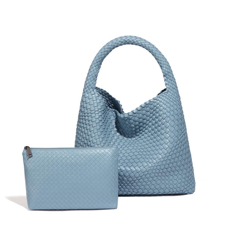 Hand-woven Women's Bags, Daily Casual Shoulder Bags, Large-capacity Underarm Bags, Bucket Bags.