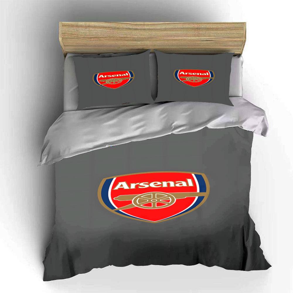 Logo dell'Arsenal con cannone. Set lenzuola Set copripiumino Copripiumini Federe(1* Copripiumino 2* Federe senza imbottitura piumone)
