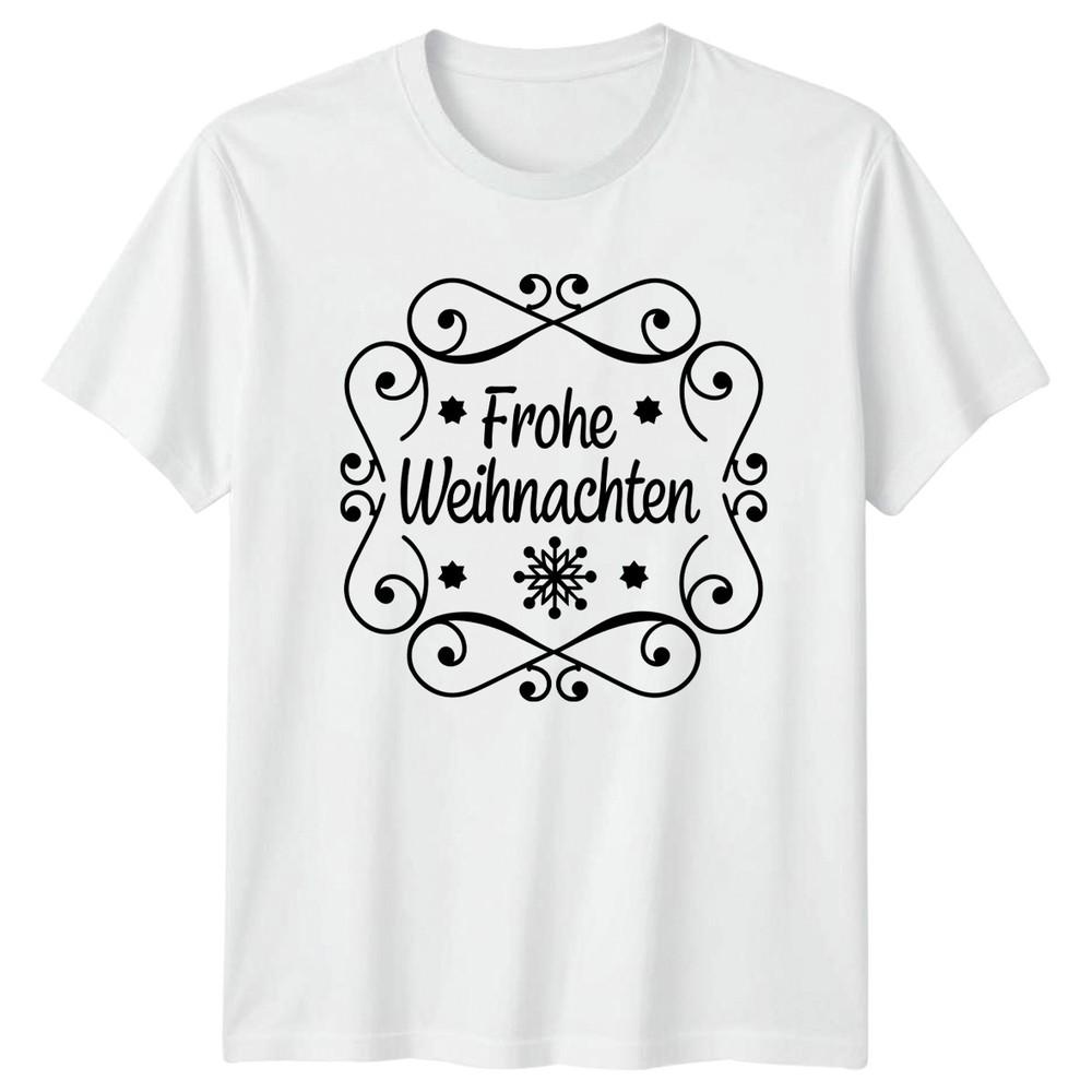 Frohe Weihnachten TShirt GerUnisex Christmas Gift For Him And Her S
