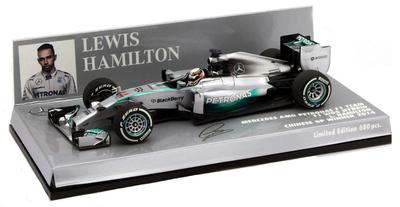 Minichamps Scale Petronas F1 Team W05 Hamilton Chinese Grand Prix Winner 2014 1/43 Mercedes-AMG L. #44