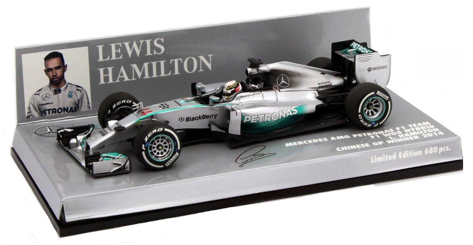 

Minichamps Scale Petronas F1 Team W05 Hamilton Chinese Grand Prix Winner 2014 1/43 Mercedes-AMG L. #44