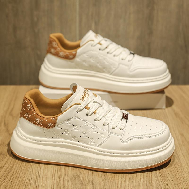 

Модная кожаная обувь для мужчин, повседневная кожаная обувь, модная деловая обувь Оксфорды, высококачественная дизайнерская рабочая обувь 39 бежевый