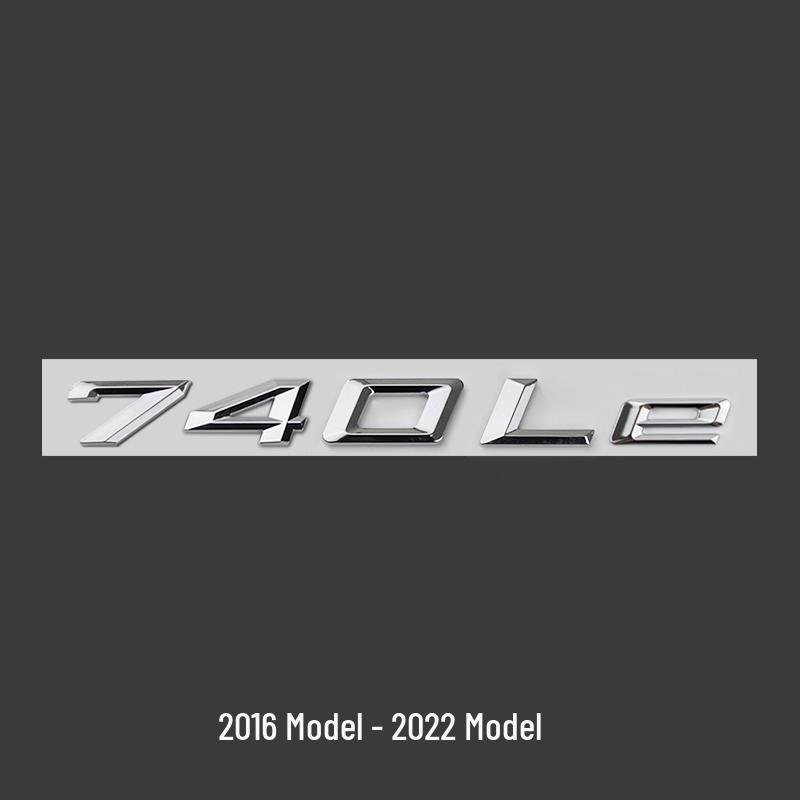 BMW 7er Modell 23 Heckemblem Aufkleber (740Li, 730Li, 750Li, 760Li)