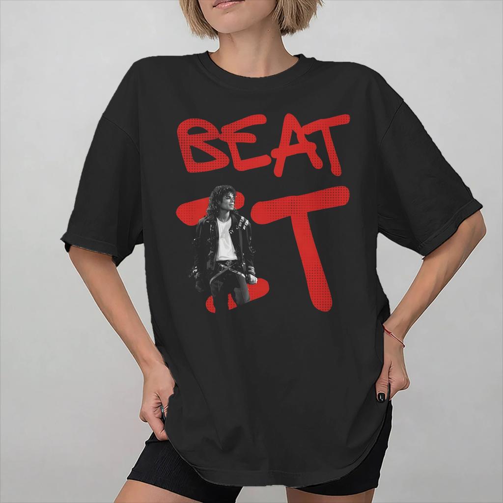 Unisexs Womens King of Pop Michaeles Jacksones MJ T Shirt 100 Cotton Printed Tee Shirts Clothing Outfits
