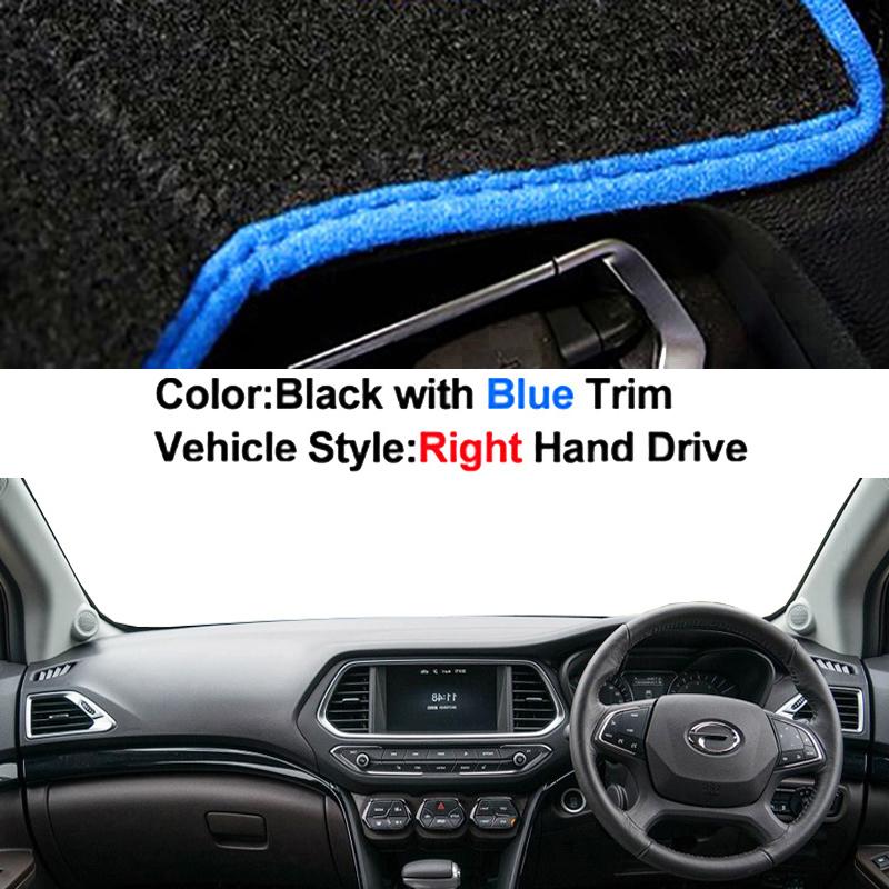 Auto-Armaturenbrettabdeckung für GAC Trumpchi GS4 2015 2016 2017 Mittelkonsolenschutz Teppich Armaturenbrettmatte Sonnenschutz Zubehör
