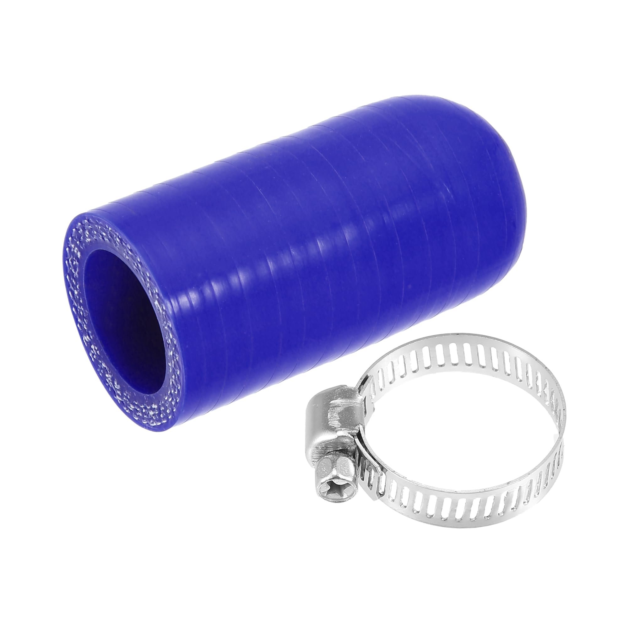 uxcell Silicone Cap with Hose Band for Heater Bypass Vacuum Port Inner diameter 22mm синий