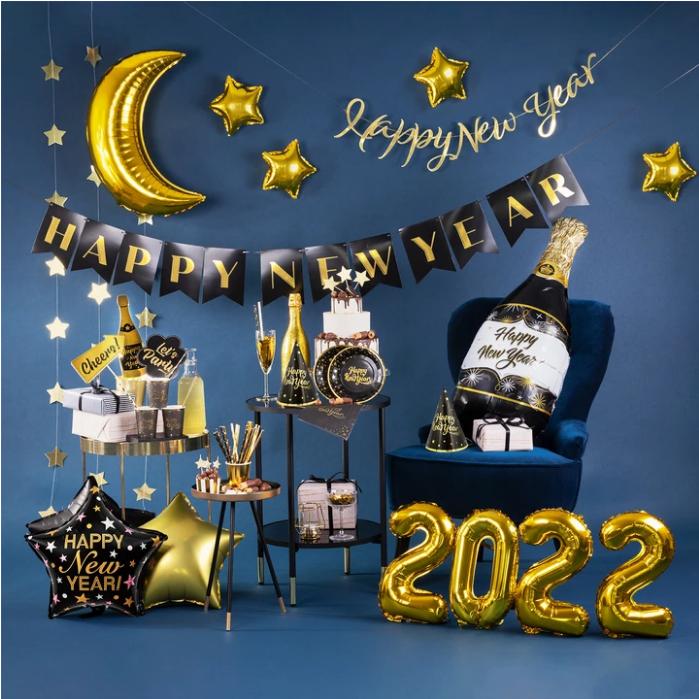 Kubeczki Happy New Year Sylwester Nowy Rok 6Szt.