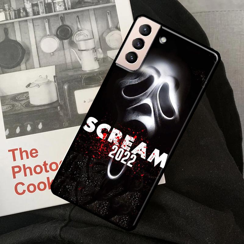 Ghostface Scream-fodral för Samsung Galaxy S21 FE S8 S9 S10 Plus Note 10 Note 20 Ultra S20 FE S22 Ultra Coque
