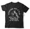 Tyson Tshirt Everyone Has A Plan Unisex Boxing Funny Iron Mike GOAT