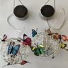 1pc Solar Wind Chimes Color Changing Outdoor Solar Butterfly Lights Waterproof Wind Chimes Solar Powered Light Garden Nightlight
