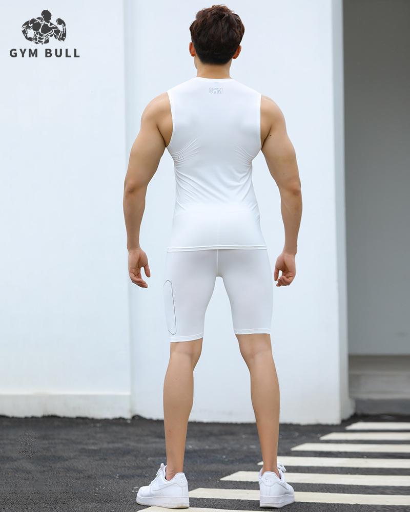 GYMBULL Trendy Men's Endorphin Series Compression Running Shorts