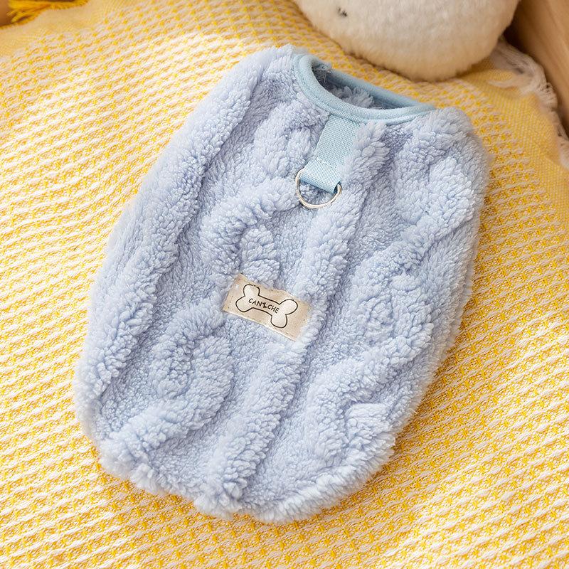 Cat clothes Autumn and winter adult kitten hairless cat warm two-legged fleece dog teddy than bear pet clothing