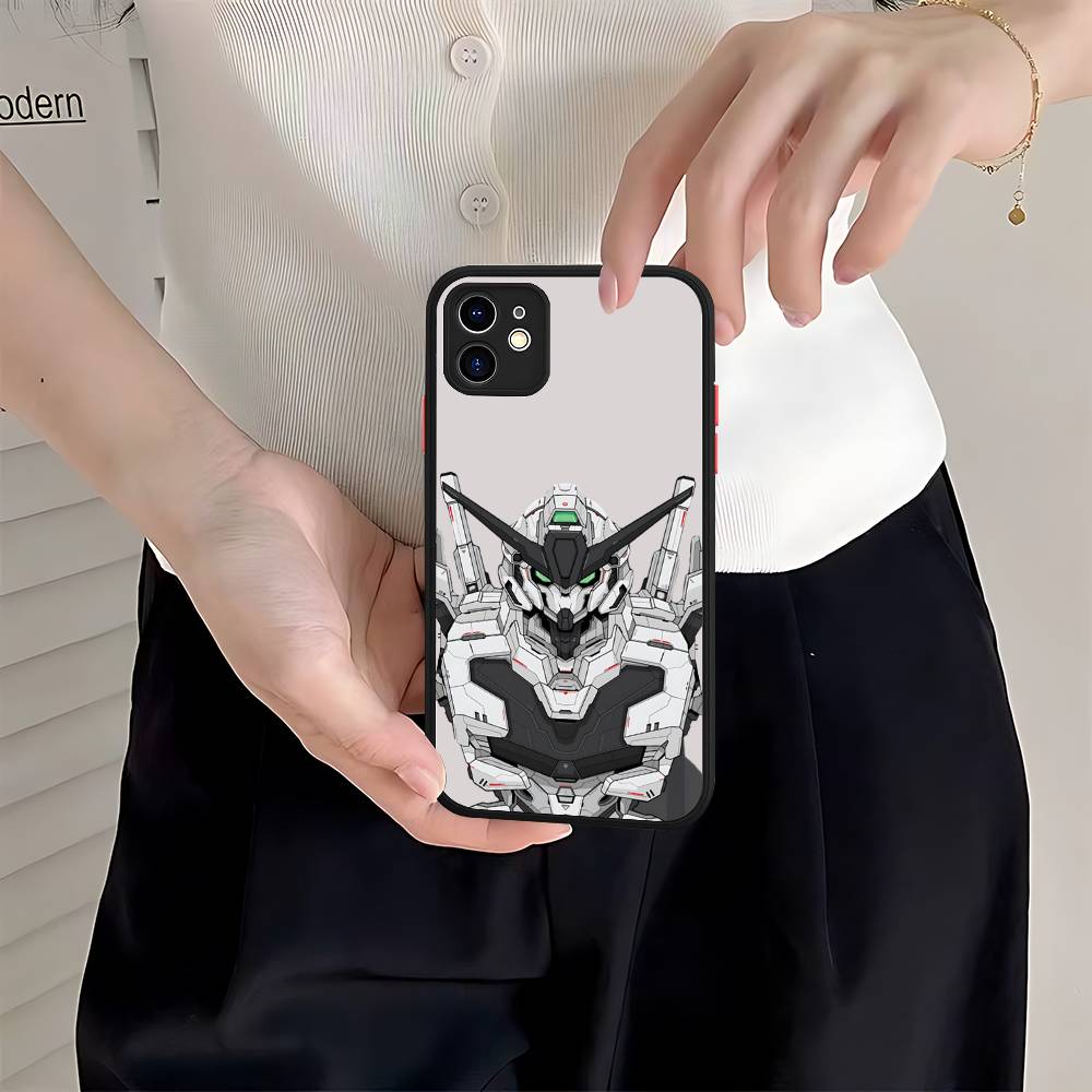 Cartoon G-Gundams Phone Case For IPhone 11 12 13 14 15 16 Pro Plus X XS MAX Matte Bumper Shockproof Cover