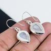 Naturaal Rainbow Moonstone Gemstone Earrings, 925 Sterling Silver Earring, Handmade Boho Silver Jewelry Dangle Earrings, Gift For Mom