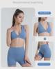 Women's Halter Neck Sports Bra and High Waist Tummy-Lifting Yoga Pants Set with Chest Pad - Quick Dry