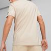 PUMA Round Neck Letter Print Loose Casual T-Shirt Unisex Tops Oatmeal 622572-47