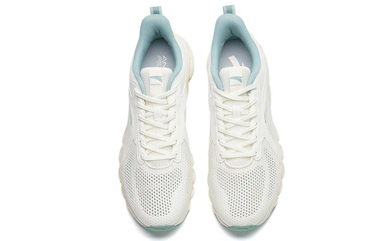 Men's Sneakers Anta Cushioning Slip Resistant Abrasion Resistant Breathable Low top Running Shoes Men's White