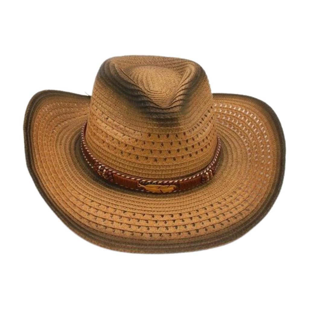 Bohemian Straw Hat Breathable Cool Hat Model Street Shot Jazz Hat Spring Summer Beach Straw Hat