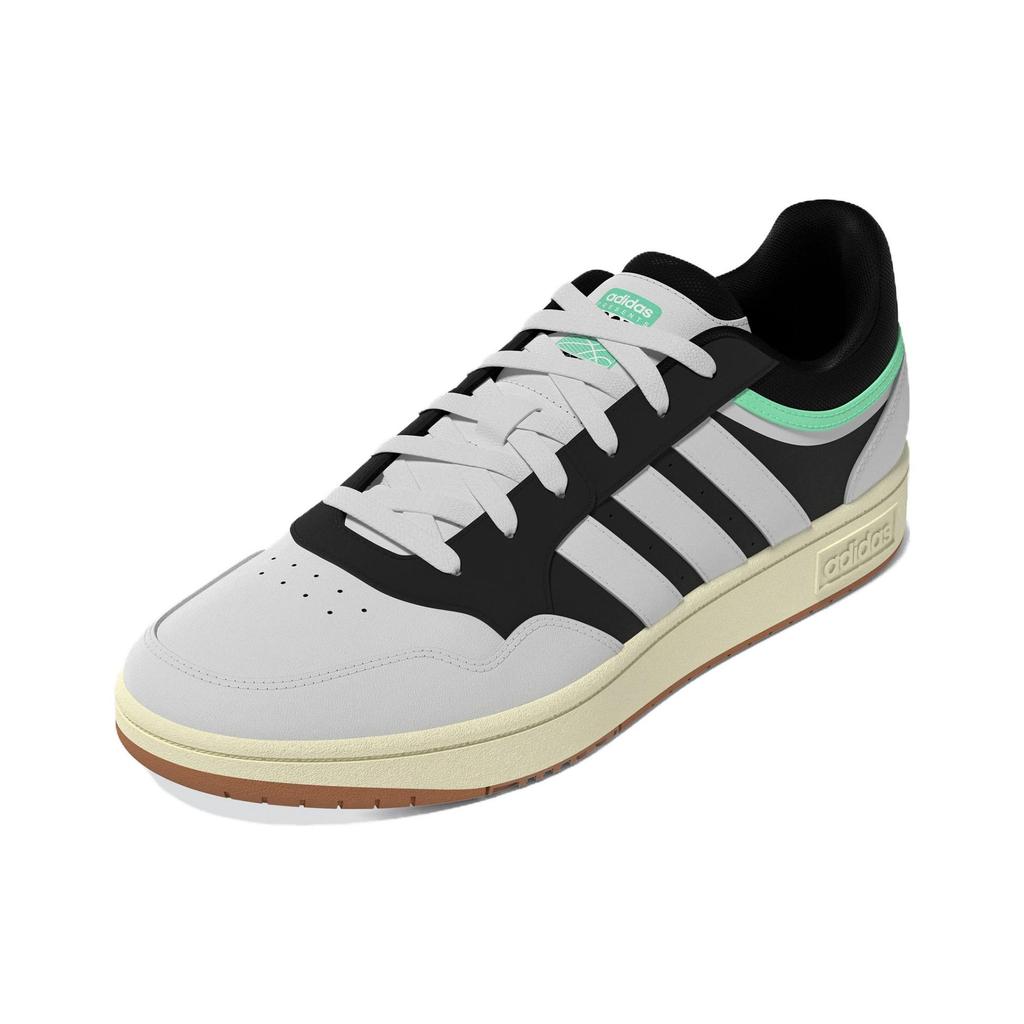 Adidas Neo Hoops 3.0 Lifestyle Low Casual Slip-Resistant Durable Low-Top Skate Shoes Women Sneakers Gray Black White ID7587
