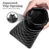 Waterproof Sunglasses Bag Portable Dustproof Double-Layer Eyeglasses Pouch Pu Leather Coin Purse Storage Pouch Women