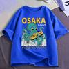 Osaka Dotonbori Drunken Octopus Funny Meme T Shirts Japanese Style Food Lover Tshirt Cotton Vintage Loose Short Sleeve Tshirts